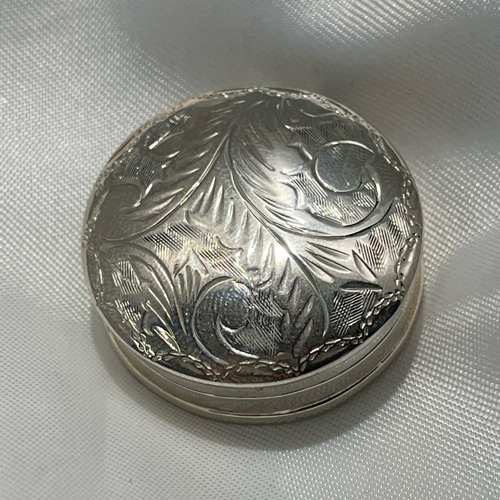 Sterling Silver Trinket Box
